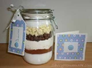 homemade gift in a jar