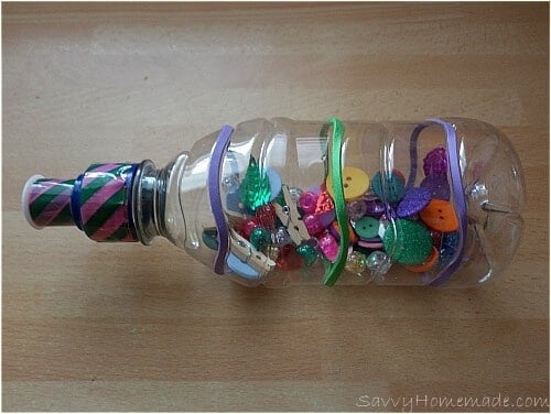 diy button bottle toy