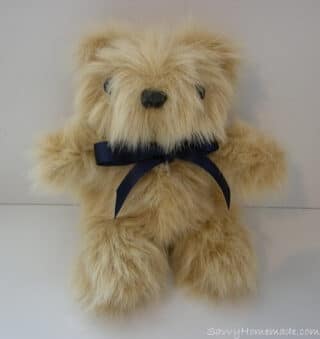 homemade teddy bear