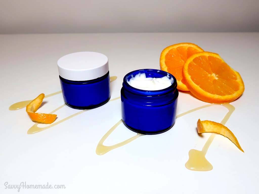 diy orange and honey wrinkle cream