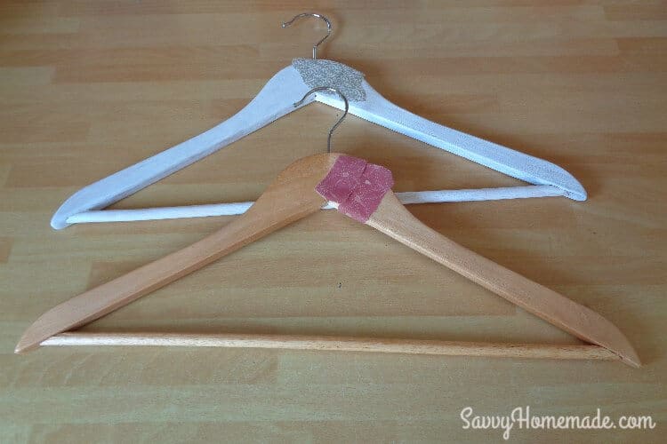 make decoupage coat hangers step 3
