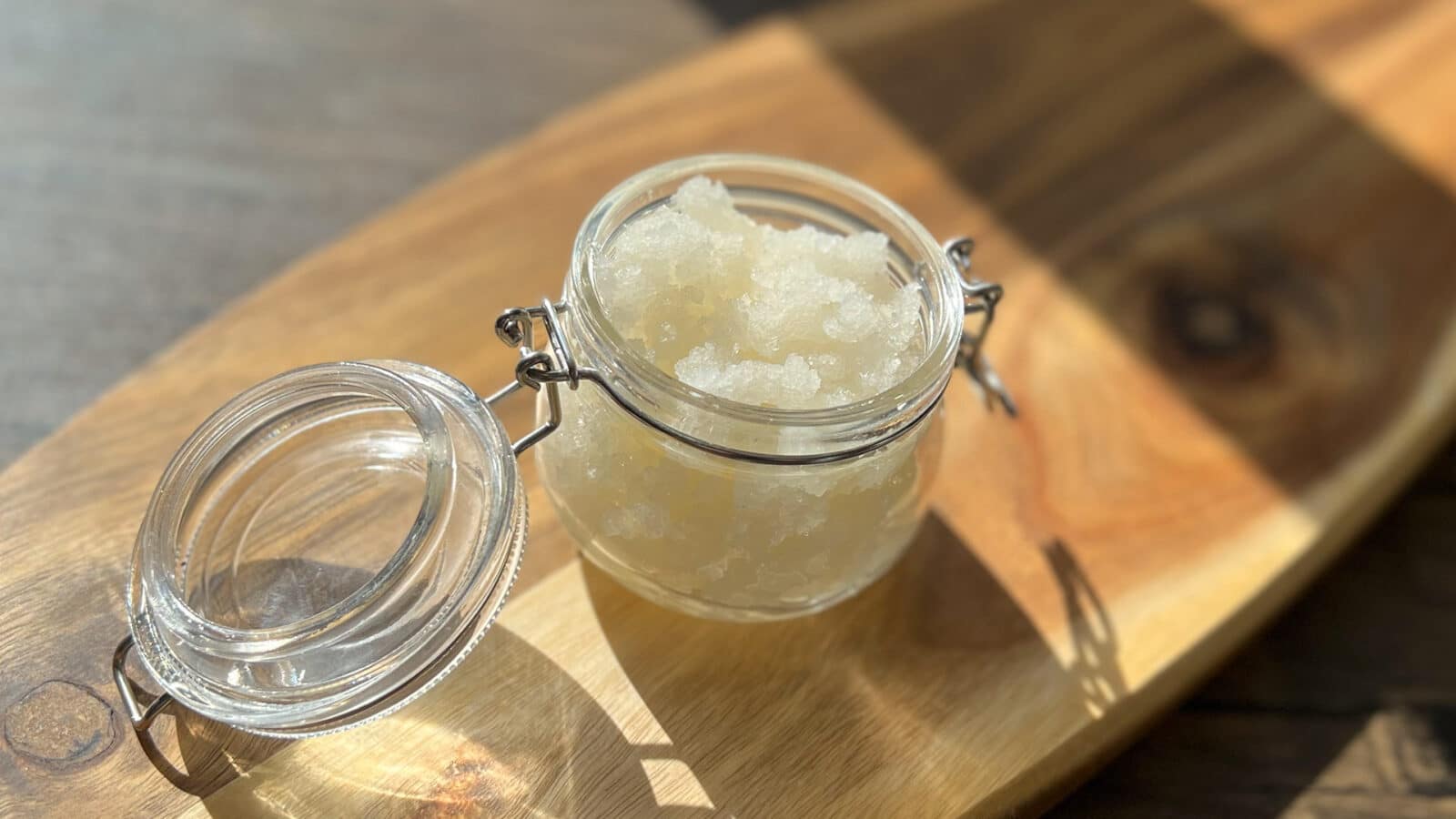 DIY sea salt scrub