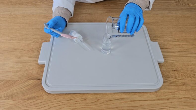 transfer to a foamer bottle