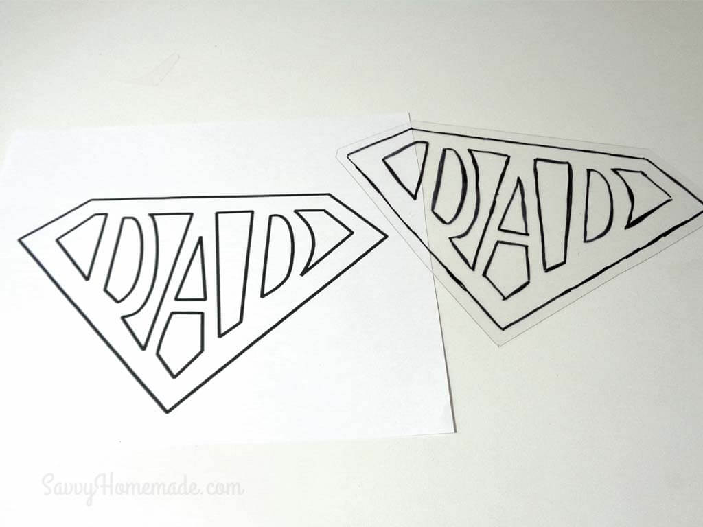 Use your permanent markers to trace your design onto the shrink wrap