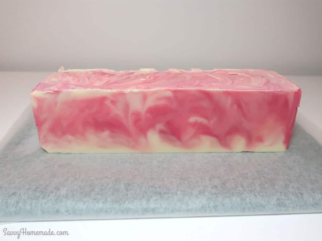 How to swirl cold process soap step 10