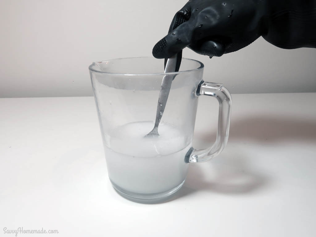 How to swirl cold process soap step 3