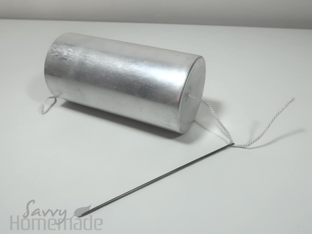 Wick your candle mold