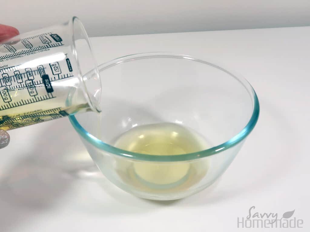 mix in our two carrier oils