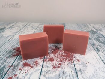 my pretty in pink clay soap recipe
