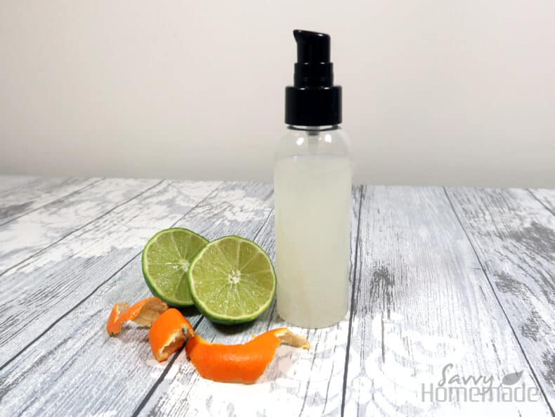 diy gel cleanser
