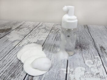 Step 9: Your cleanser should last for about 6 months with a preservative