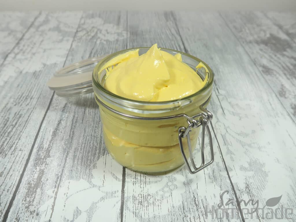 Transfer the body butter into a suitable container