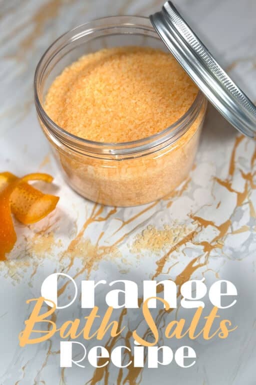 diy orange bath salts