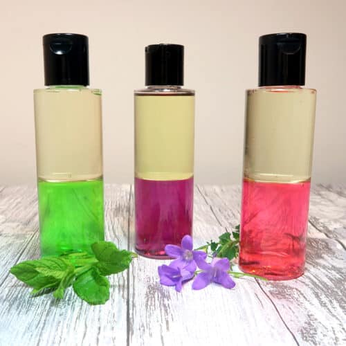 homemade-layered-bath-oil-a Homemade layered bath oil