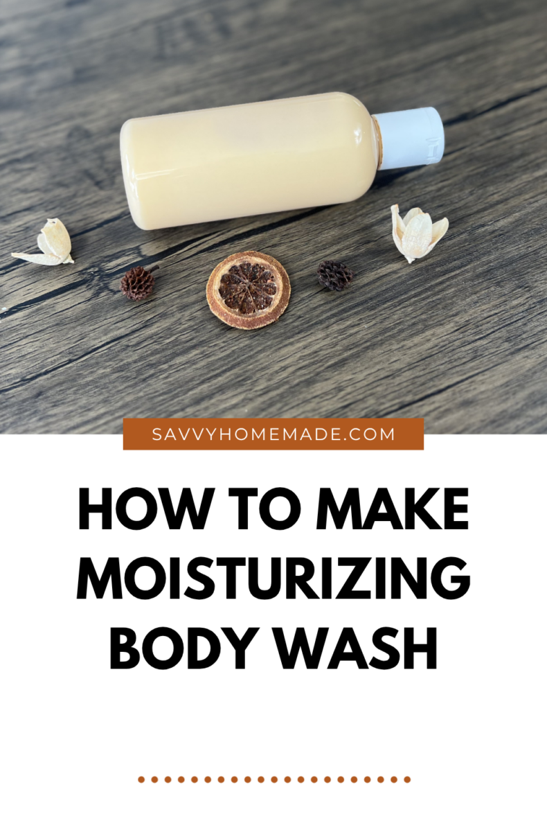 Moisturizing Homemade Body Wash pin
