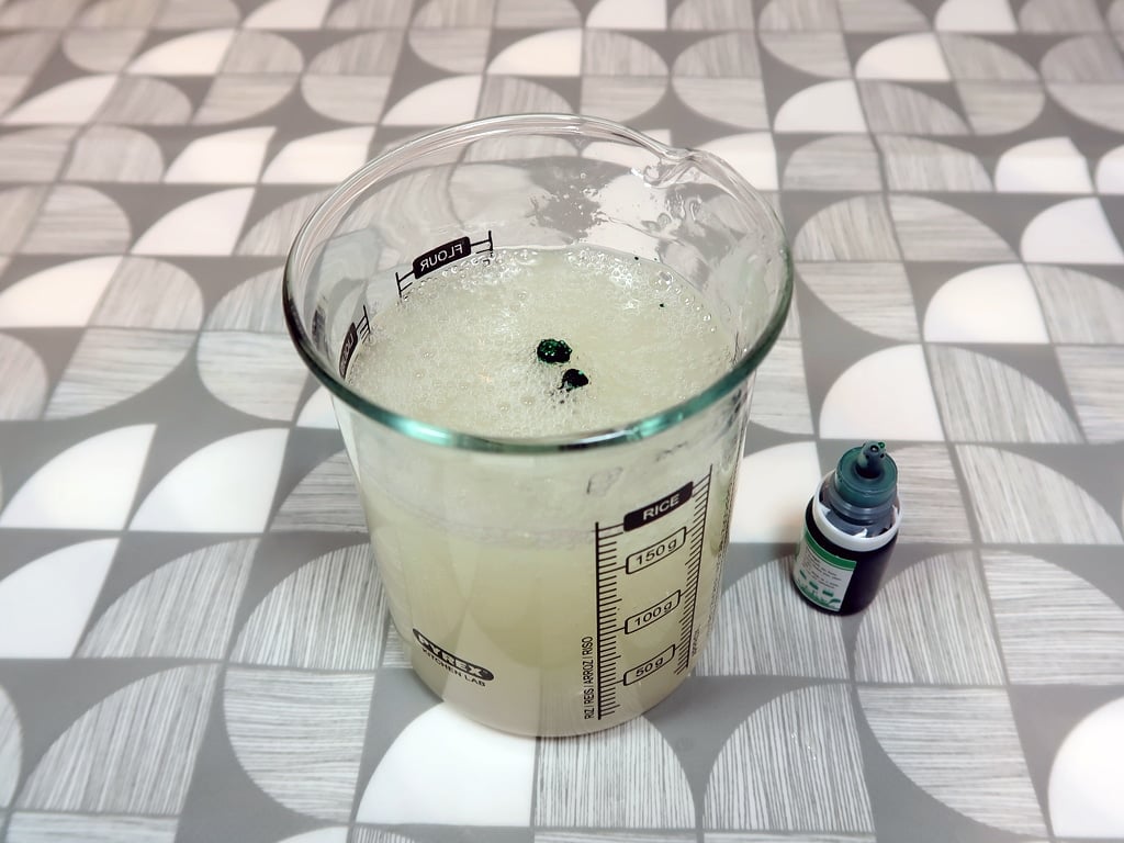 Step 5: Add your liquid soap dye
