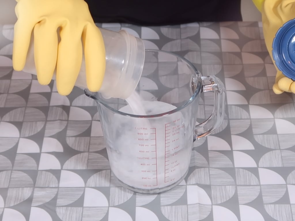 Step 2: Mix the lye solution