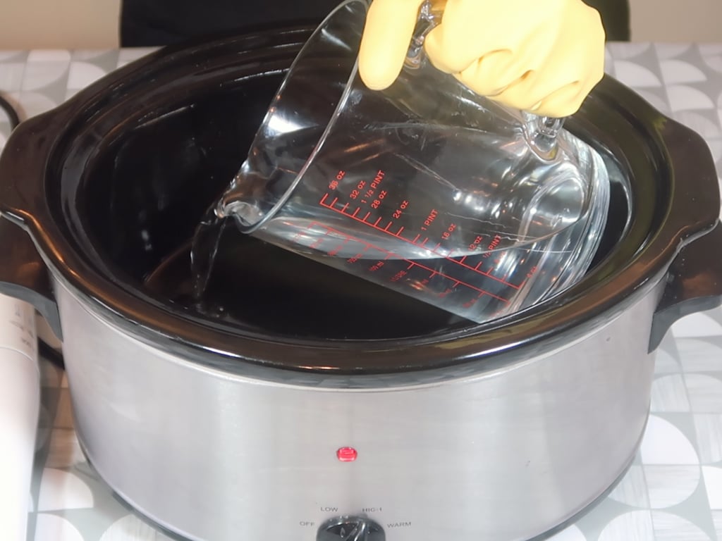 Step 3: Combine your lye with your oils