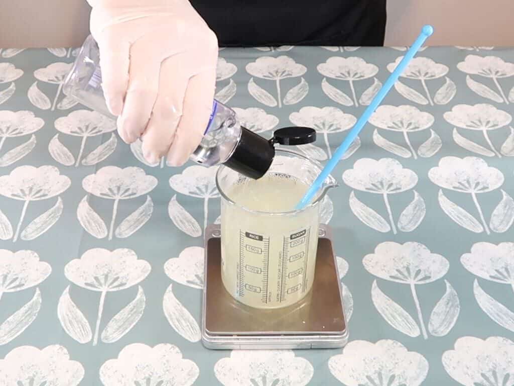 Preservative added to the hand soap