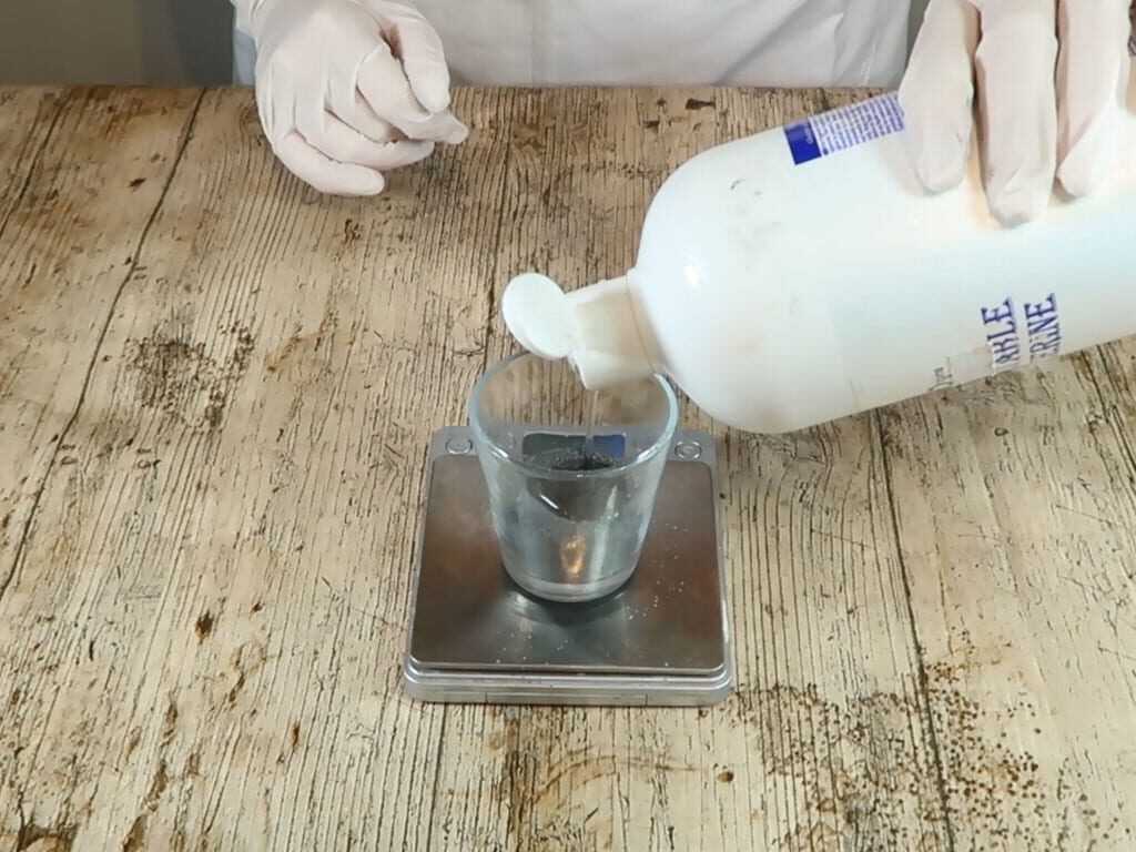 Glycerine is added to the mixture