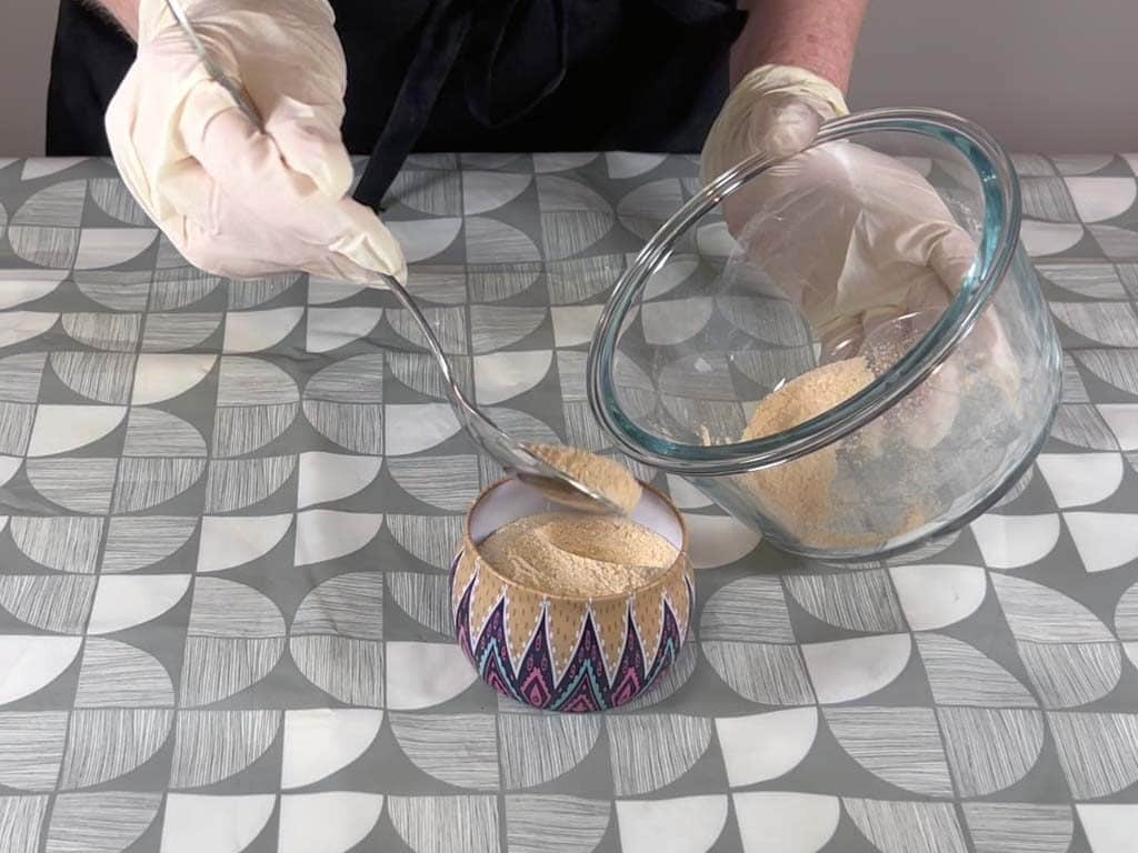 making turmeric face scrub making turmeric face scrub