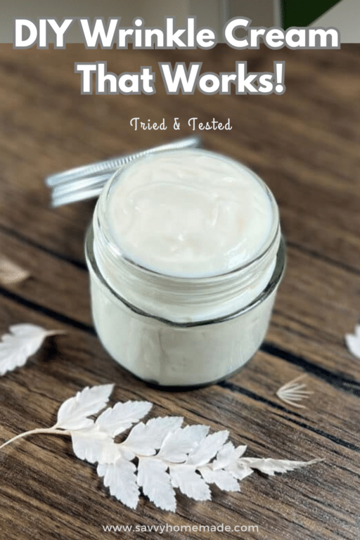 DIY Wrinkle Cream pin
