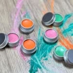 homemade lip balm with coconut oil