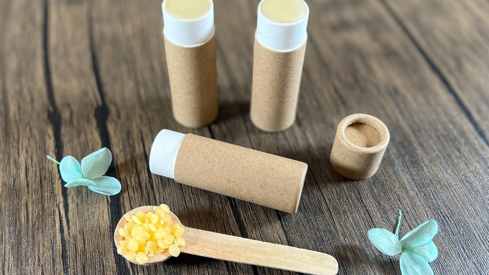 homemade beeswax lip balm