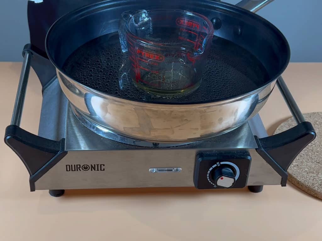 melted & remove from the heat