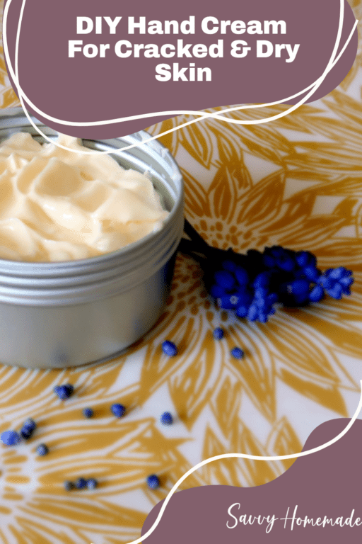 diy hand cream for cracked and dry skin