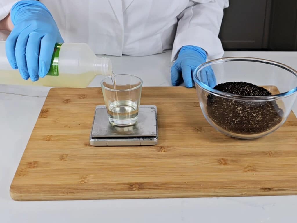 oils for a coffee scrub