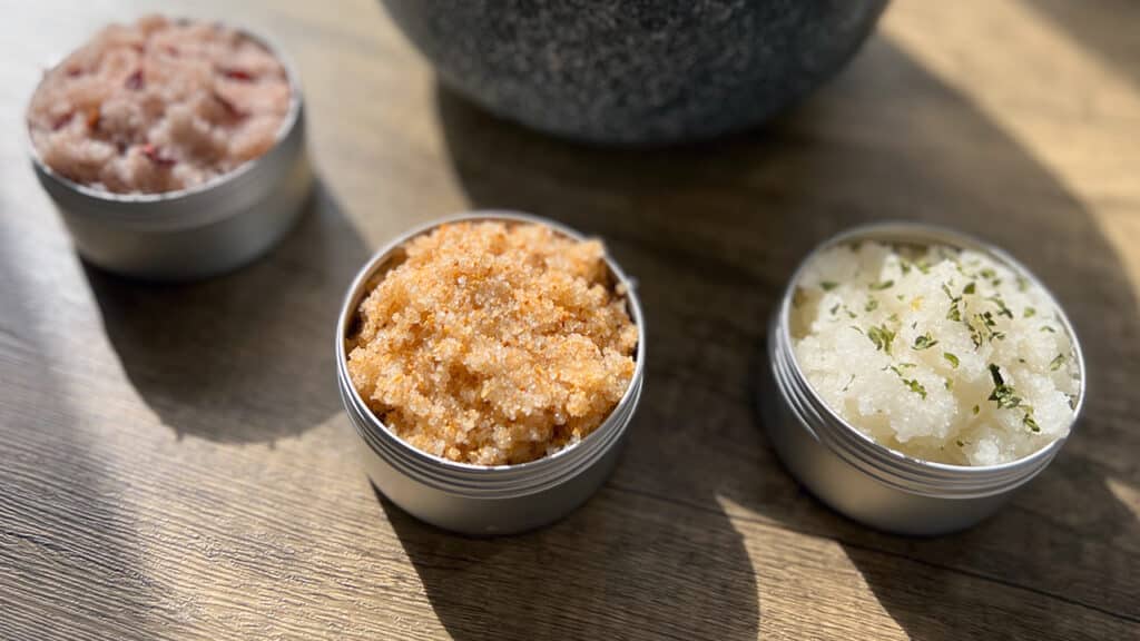 sea salt scrubs
