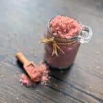 strawberry salt scrub