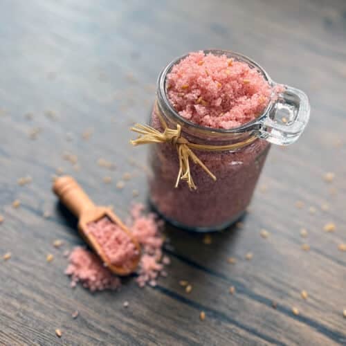 strawberry salt scrub strawberry salt scrub