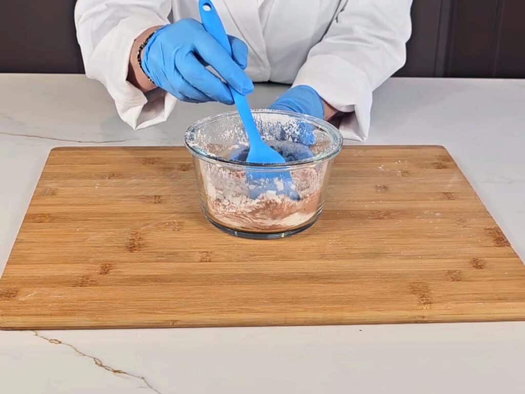 Mix ingredients until well combined.