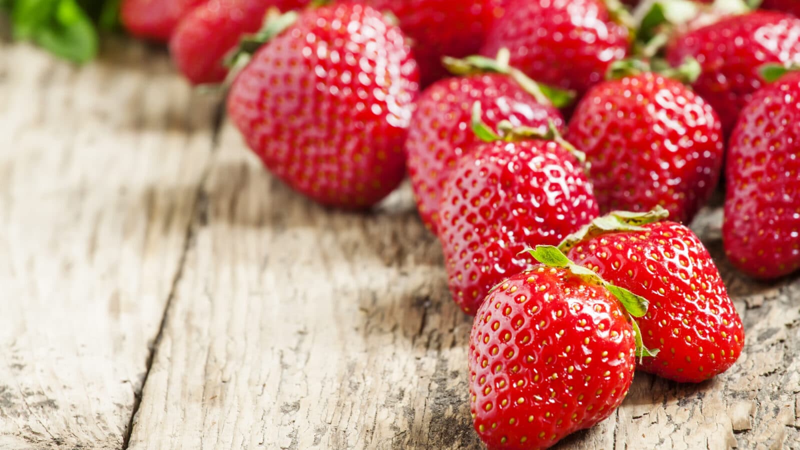 Fresh ripe strawberries