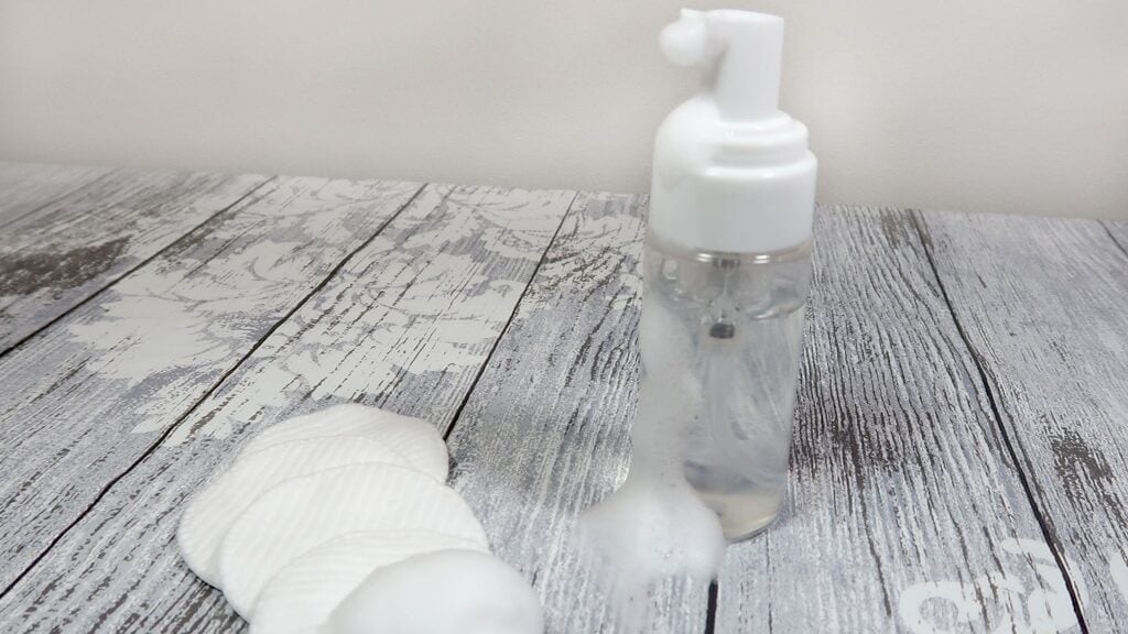 Step 9: Your cleanser should last for about 6 months with a preservative