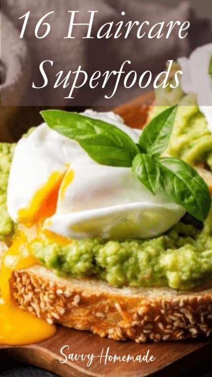 Hair Care Superfoods Pin