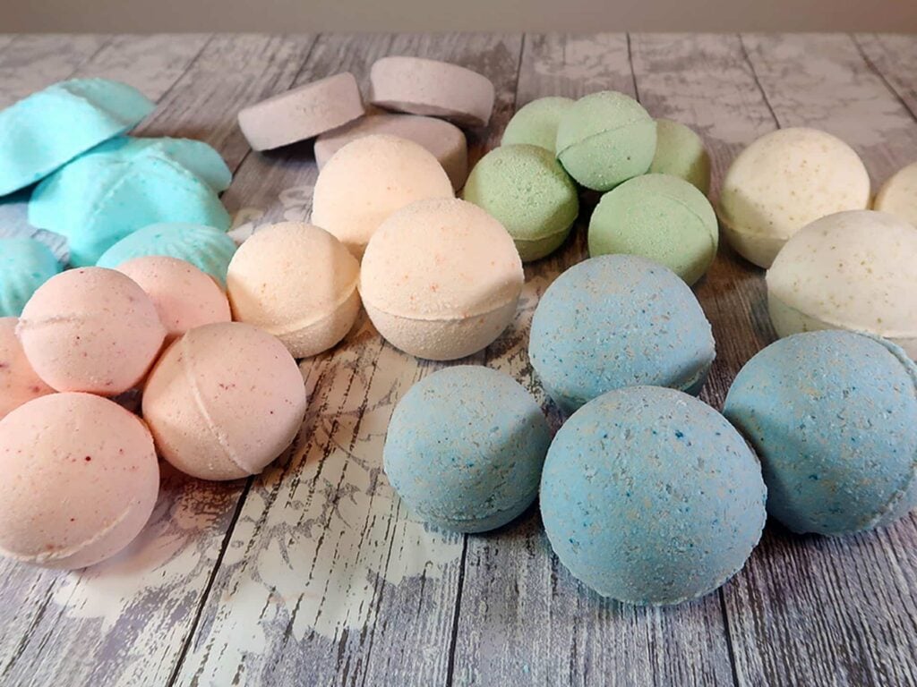 basic homemade bath bombs