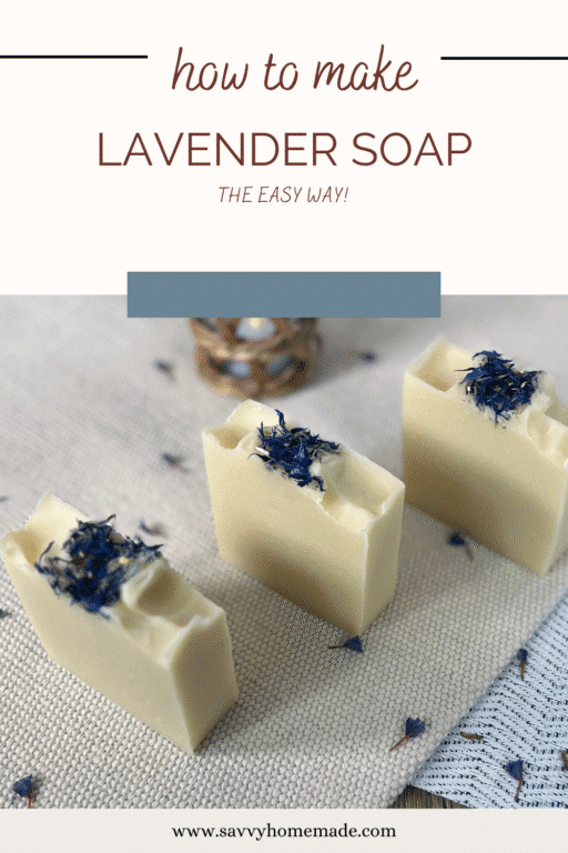 Simple Lavender Soap Pin
