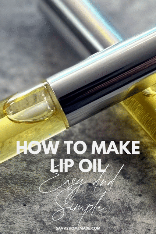 how to make lip oil pin