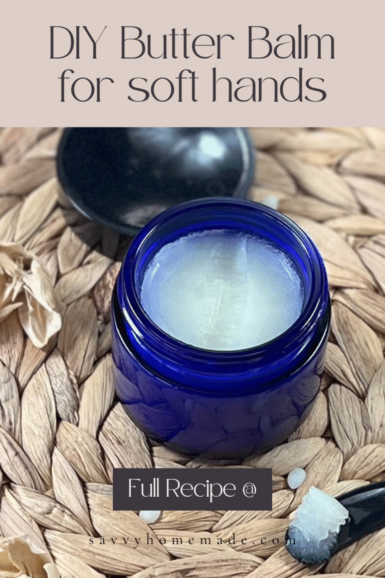Overnight Butter Balm Recipe That Heals Dry Hands