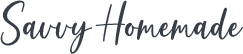 savvy homemade logo