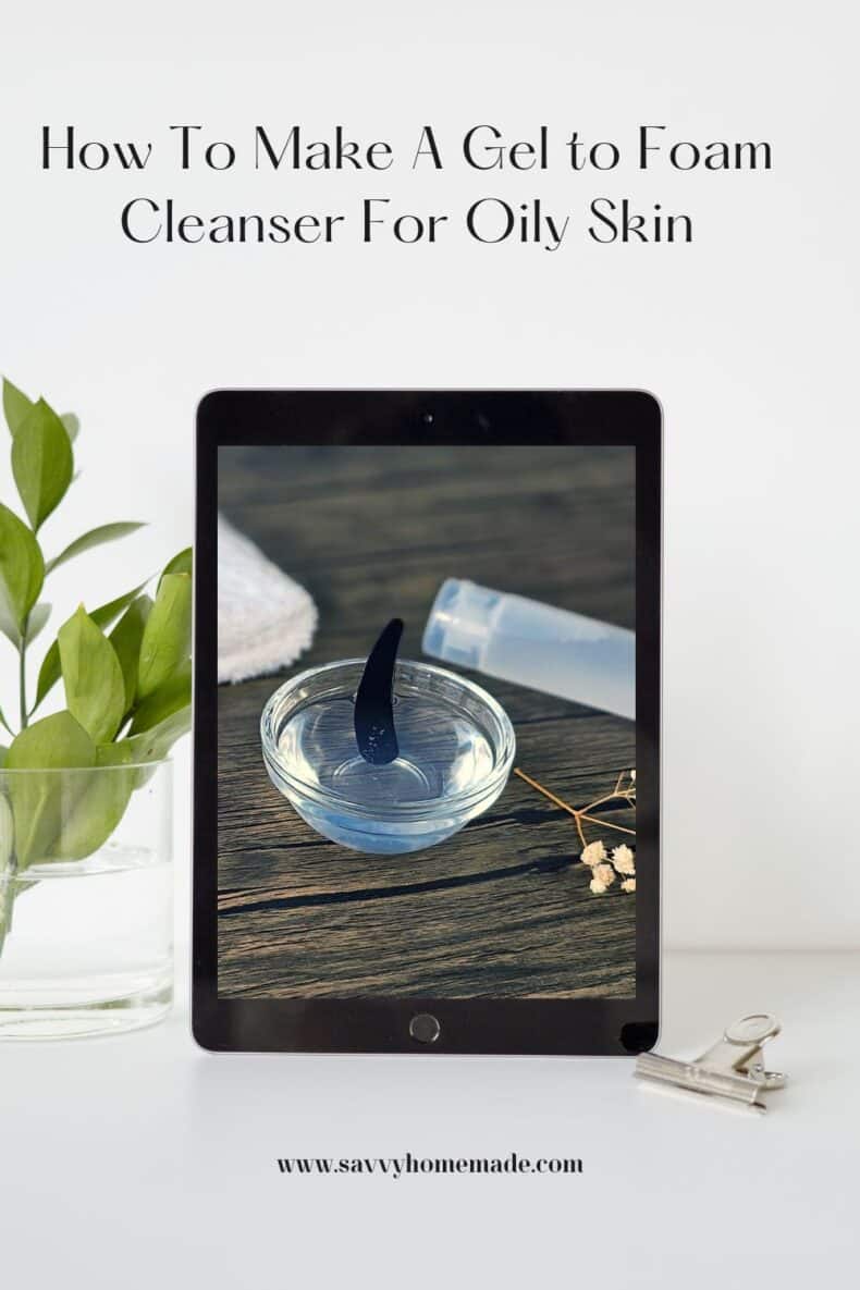 Gel to Foam Cleanser pin