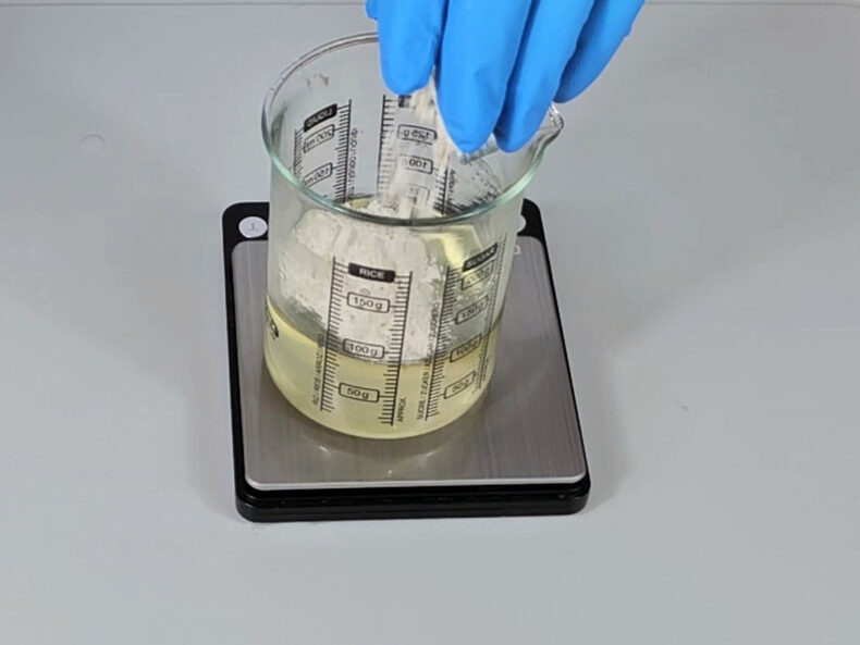 Add in the ground oats.