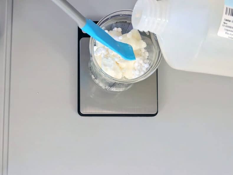 Weigh the oils Weigh the oils