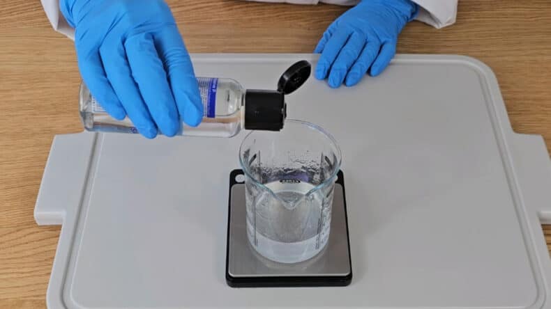 add the preservative