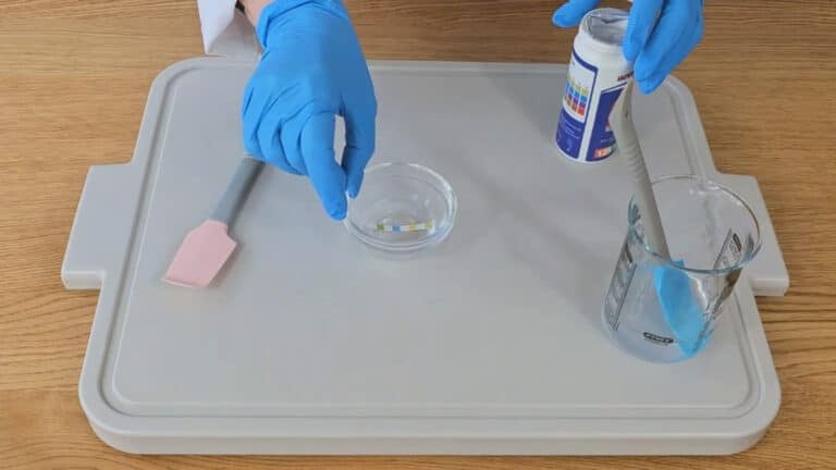 check the pH of the cleanser check the pH of the cleanser