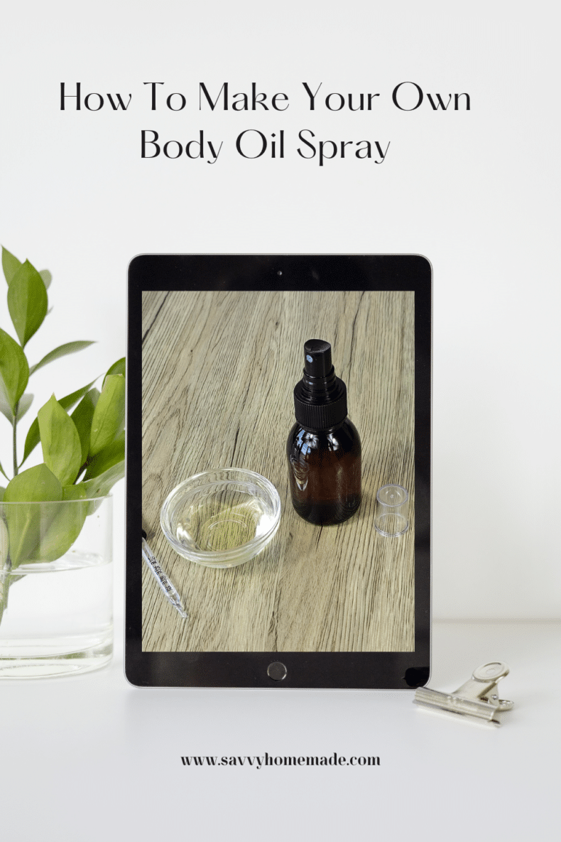 How To Make A Body Oil Spray Pin
