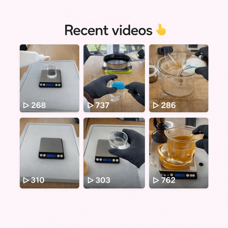 TikTok SavvyHomemade Recent DIY skincare experiments